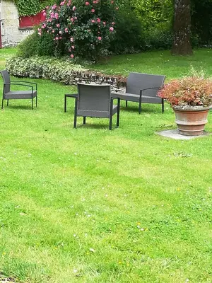 Jardin de l'établissement La Ferme de Valeuse