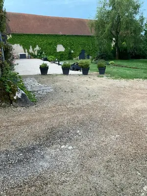 Jardin de l'établissement La Ferme de Valeuse