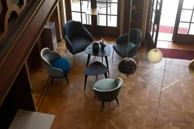 Coin salon dans l'établissement DOMITYS - Le château de la Pilule