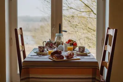 Nourriture dans la maison d'hôtes ou à proximité