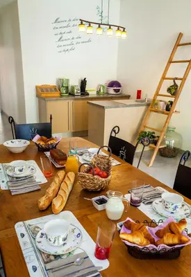 Nourriture dans la maison d'hôtes ou à proximité
