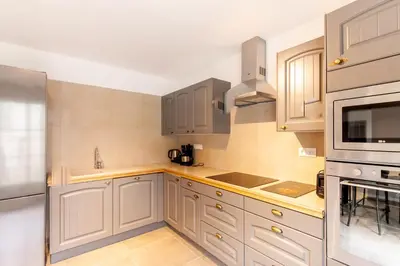 Cuisine ou kitchenette dans l'établissement GITE DE L'OURCQ