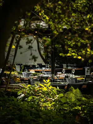Jardin de l'établissement Domaine les Crayères