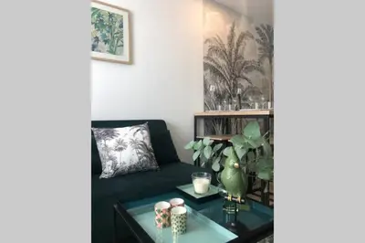 Coin salon dans l'établissement Maison la Déco Verte