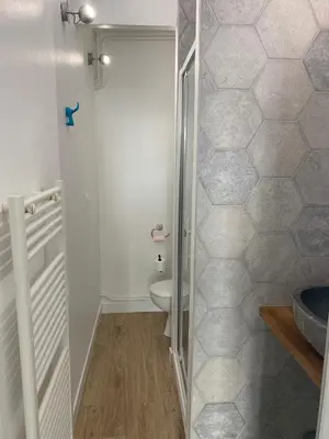 Salle de bains dans l'établissement L'annexe