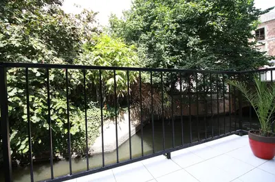 Jardin de l'établissement LA MEDINA