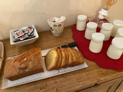 Nourriture dans le B&B/chambre d'hôtes ou à proximité
