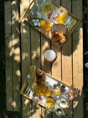 Nourriture dans la maison de vacances ou à proximité