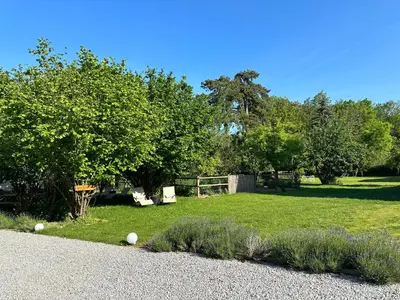 Jardin de l'établissement Au Domaine du Prédieu