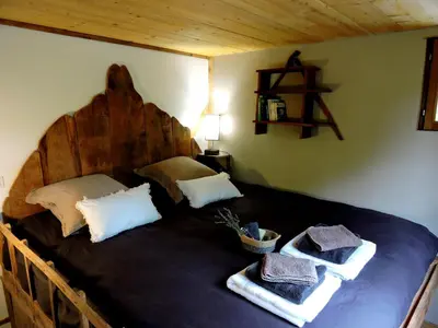 Un ou plusieurs lits dans un hébergement de l'établissement La Cabane