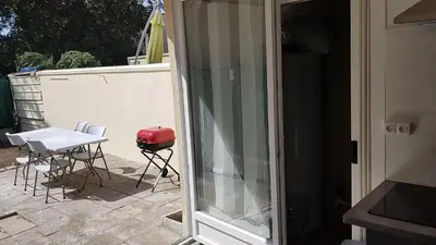 Balcon ou terrasse dans l'établissement Cosy F2 proche de DisneyLand Paris