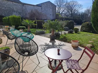 Jardin de l'établissement Chambre d'Elisabeth à la Ferme