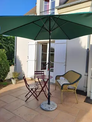 Terrasse ou espace extérieur de l'établissement Chambre d'Elisabeth à la Ferme