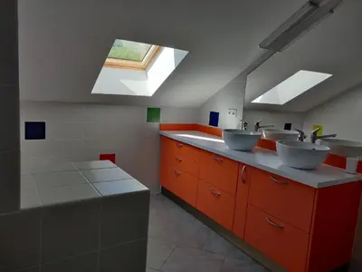 Cuisine ou kitchenette dans l'établissement LA LOGIA DU PEUPLIER