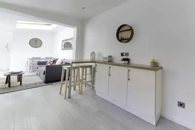Cuisine ou kitchenette dans l'établissement Natural chic au coeur de Reims