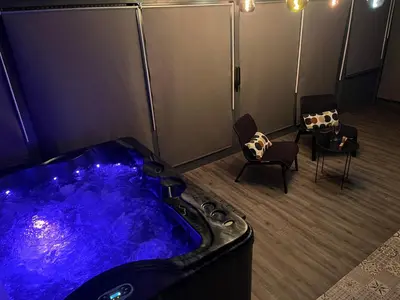 Plan de l'établissement PAUSE NATURE SORBAIS gîte 2 personnes avec grand SPA privatif, STREAMING et arrivée autonome