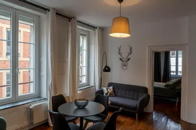 Coin salon dans l'établissement Suite Ophélie