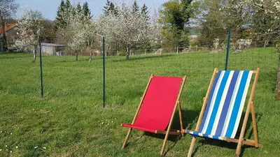 Jardin de l'établissement Gîte de la Croisette
