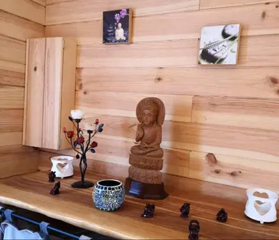 Plan de l'établissement Chalet chaleureux à Louâtre avec piscine partagée