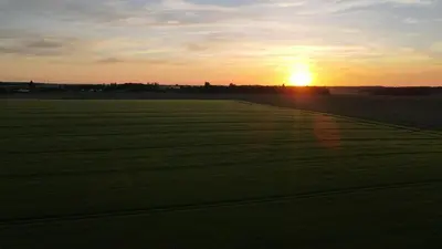 Lever ou coucher de soleil vu de le B&B/chambre d'hôtes ou à proximité