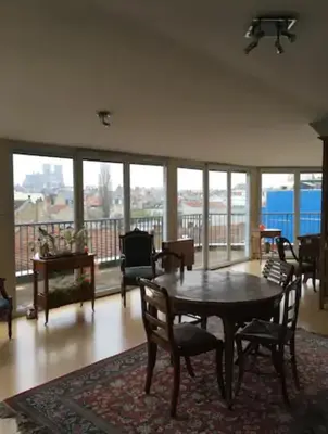 Balcon ou terrasse dans l'établissement Suite Magdelaine - Vue Cathédrale