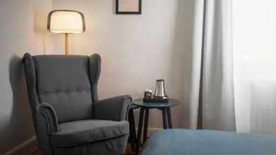 Coin salon dans l'établissement Les Chambres du Champagne Collery