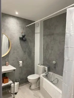 Salle de bains dans l'établissement A l'ombre d'Armandii