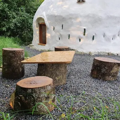 Jardin de l'établissement Aux sabots de vent