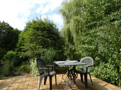 Jardin de l'établissement Gîte Les Marlières