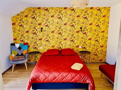 Un ou plusieurs lits dans un hébergement de l'établissement Villa Kundalini - Guest House