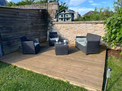 Jardin de l'établissement La petite Brainoise - Gîte avec salle jacuzzi 120 jets