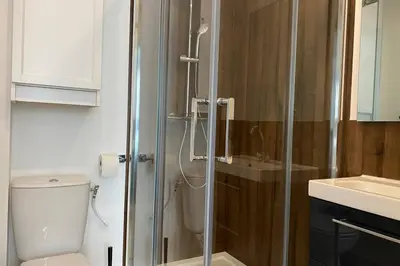 Salle de bains dans l'établissement Studio 25m2 avec parking privé - Lycée Roosevelt - Arena - Gare