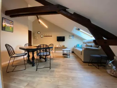 Coin salon dans l'établissement Cocon en Champagne