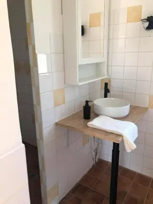 Salle de bains dans l'établissement L'ancienne Forge