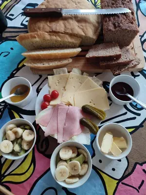 Nourriture dans le B&B/chambre d'hôtes ou à proximité