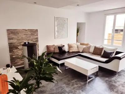 Coin salon dans l'établissement La casa pétillante !