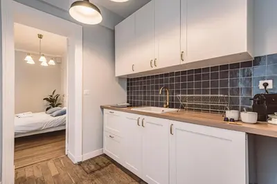 Cuisine ou kitchenette dans l'établissement Roi soleil, face à la Cathédrale - 2G