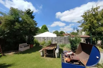 Jardin de l'établissement 3 bedrooms and the Moon Terrace 103m2 of charm