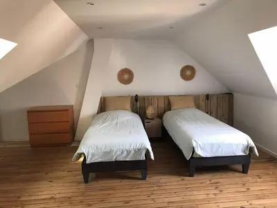 Un ou plusieurs lits dans un hébergement de l'établissement Le saint Pierre