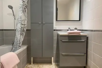 Salle de bains dans l'établissement Belle-Vue
