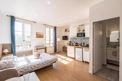Cuisine ou kitchenette dans l'établissement Plancy Beds Châlons