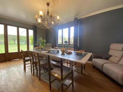 Coin salon dans l'établissement Maison Bolbec