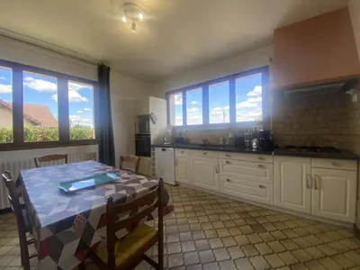 Cuisine ou kitchenette dans l'établissement Maison Bolbec