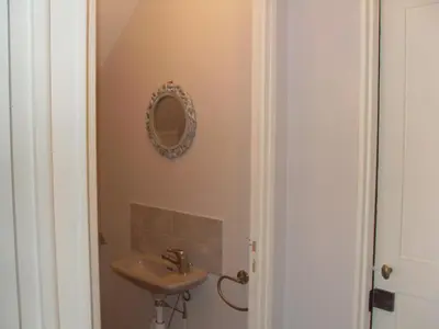 Salle de bains dans l'établissement Le Rameau