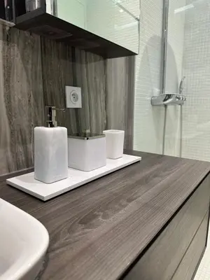 Salle de bains dans l'établissement L'Emperador