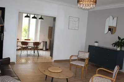 Coin salon dans l'établissement Maison LC