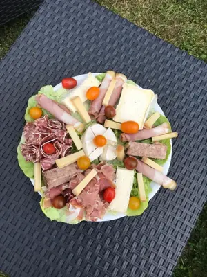 Nourriture dans la maison de vacances ou à proximité