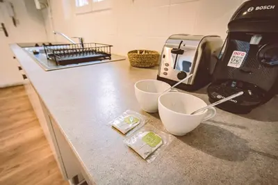 Plateau bouilloire dans l'établissement La Suite - Paisible et à deux pas de la gare
