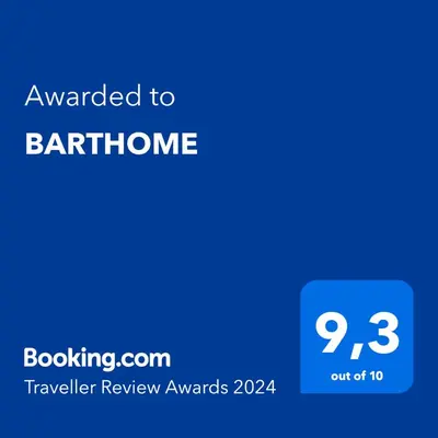Certificat, récompense, panneau ou autre document affiché dans l'établissement BARTHOME