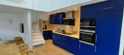 Cuisine ou kitchenette dans l'établissement BARTHOME